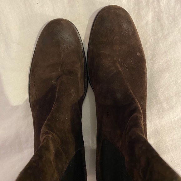 Prada chocolate brown suede booties - Picture 7 of 7